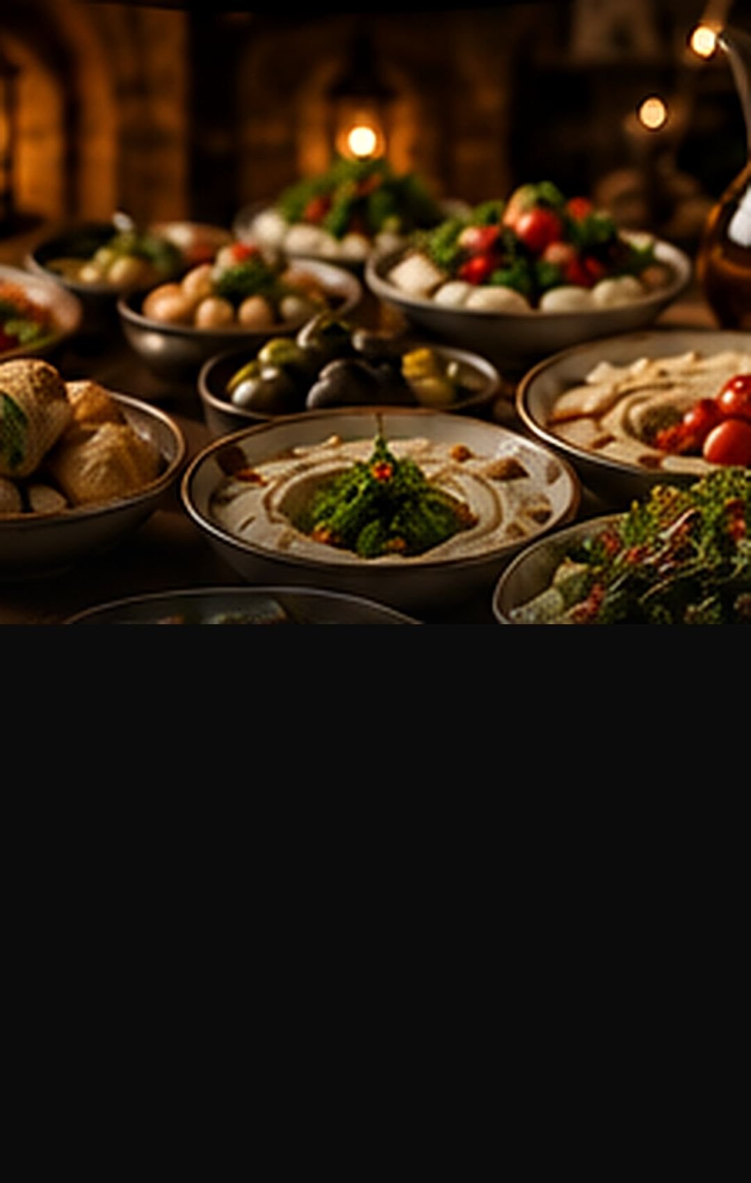 Libanesische Mezze bei Beirut City
